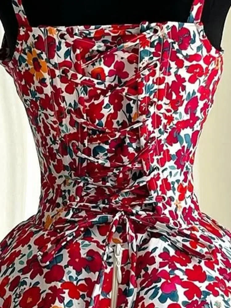 Dresses For Women 2025 New African Clothes Dashiki Flower Print Ankara Dresses Bazin