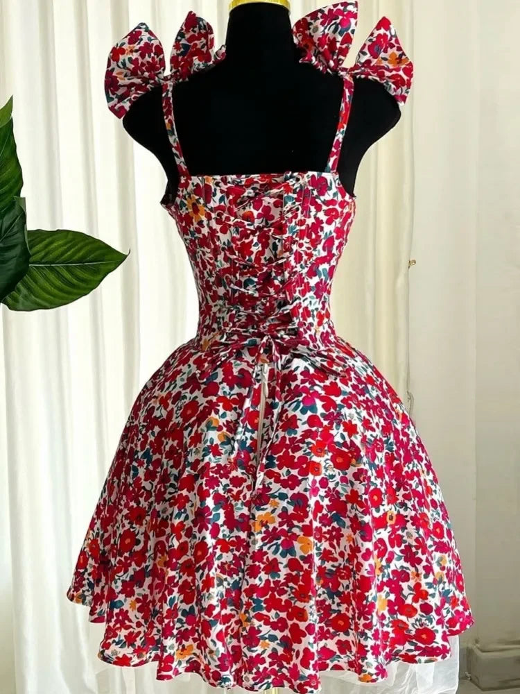 Dresses For Women 2025 New African Clothes Dashiki Flower Print Ankara Dresses Bazin