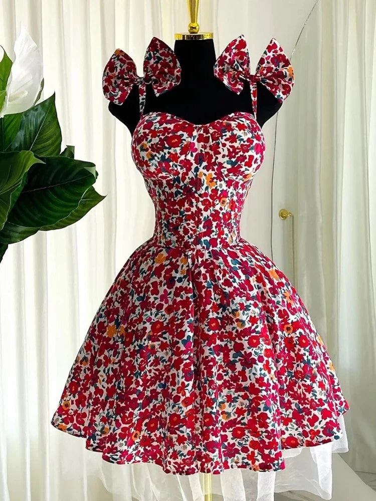 Dresses For Women 2025 New African Clothes Dashiki Flower Print Ankara Dresses Bazin