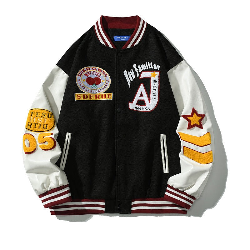 Spring and Autumn National Trend Loose Jackets for Men Couples BF Style Street Casual Jackets for Men Jacket