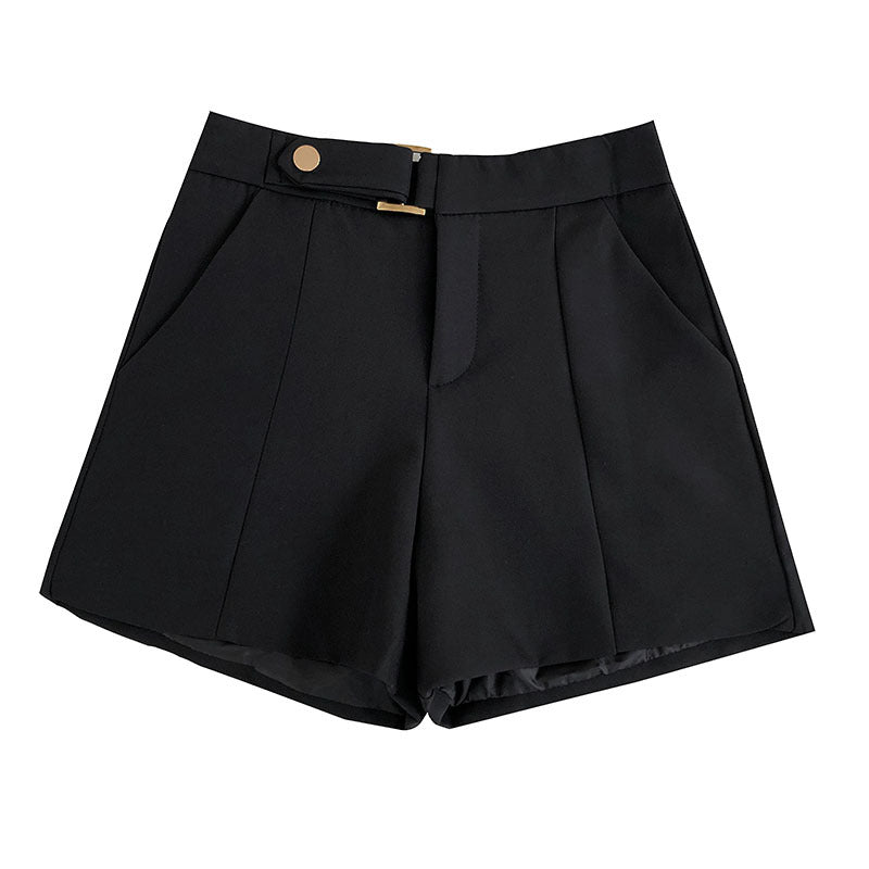 Women's high waist A-line shorts