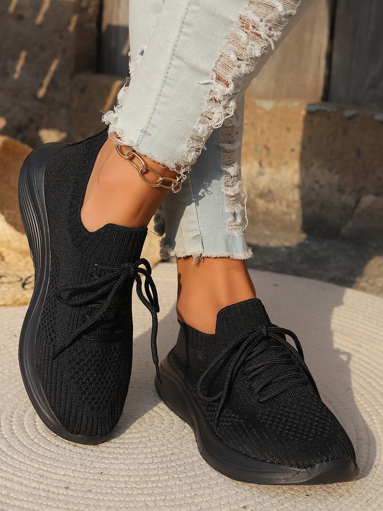 Mesh Surface Running Sneaker Casual Breathable