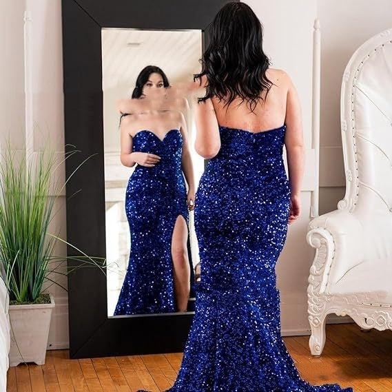 Dress Split Fishtail Dress