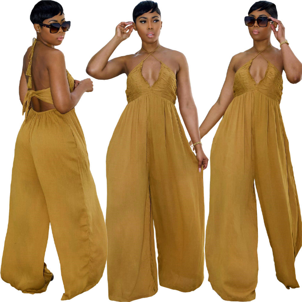 Women's Fashionable Personalized Bra Jumpsuit