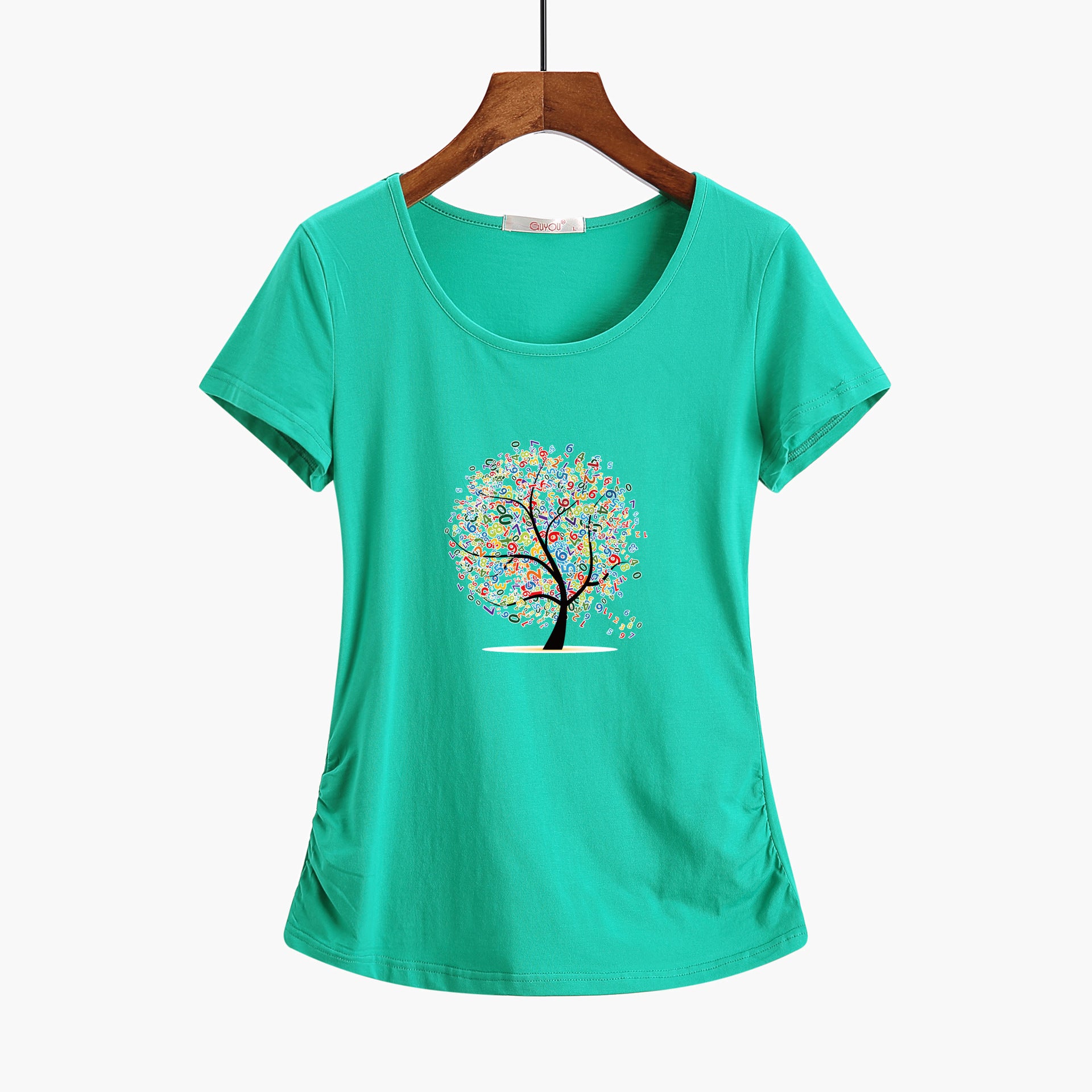 Large Size Loose All-match Short Sleeve Women's T-shirt