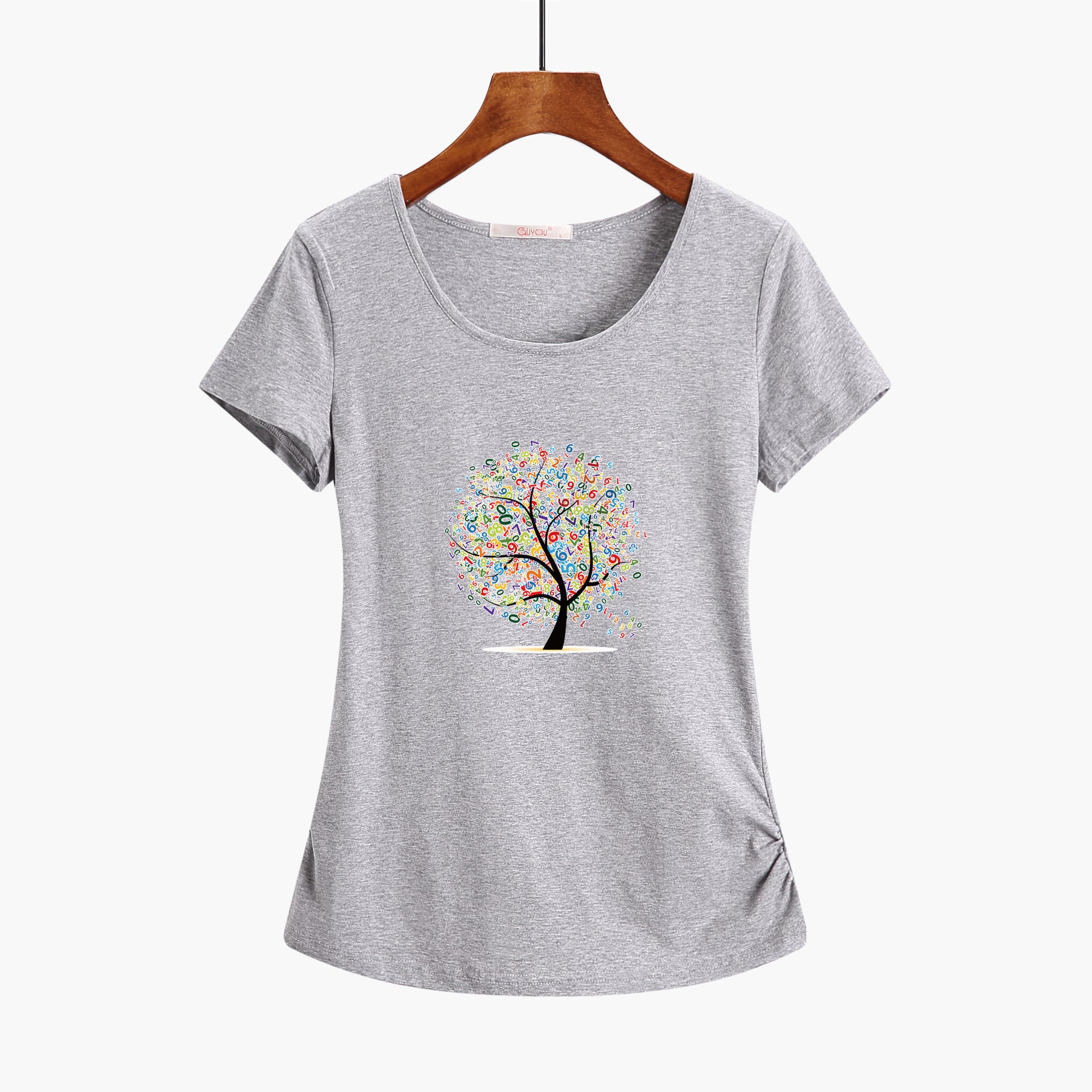 Large Size Loose All-match Short Sleeve Women's T-shirt