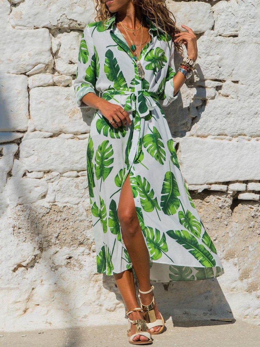 Women's Dresses Length 2025 fashionable  floral luxuries