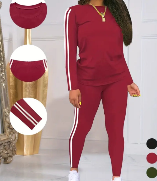 2026 Women  Casual Sport Suit Winter 2 Piece Woman Set