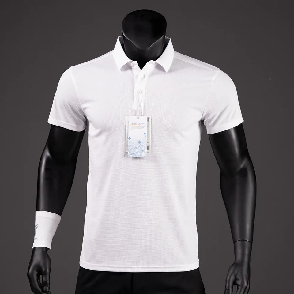 2023 Men's Polo Shirts Summer Quick-drying Sports Jerseys Polo Shirt Women Custom Design Breathable Lapel Reflective Stripe Tees