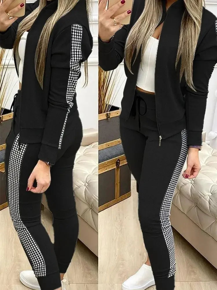2026 Women  Casual Sport Suit Winter 2 Piece Woman Set