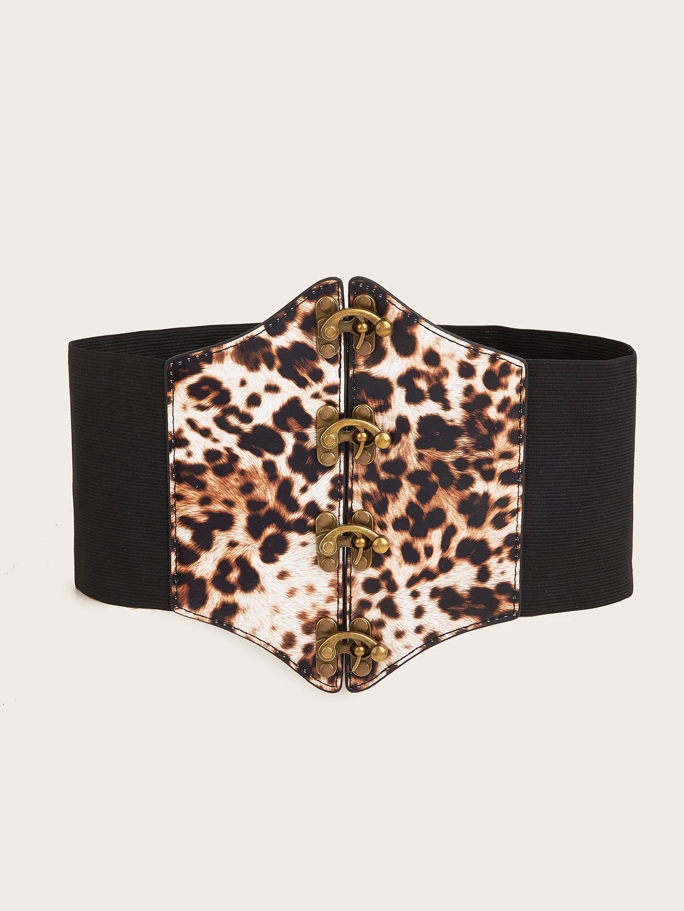 1pcs Multicolor Leopard Print Elastic Lock Waist Corset Fashion Waist Corset Dress Accessories Belt sentiwon