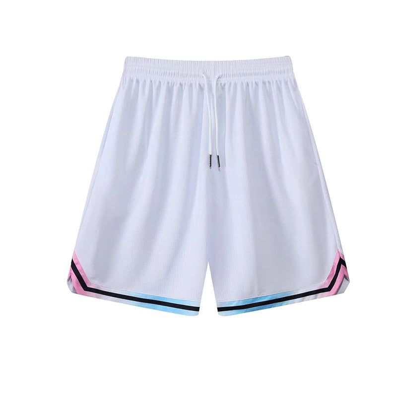 2025 Summer Track American Basketball Shorts Quick Dry Breathable Running Fitness Sports Pants Loose Muscle Training