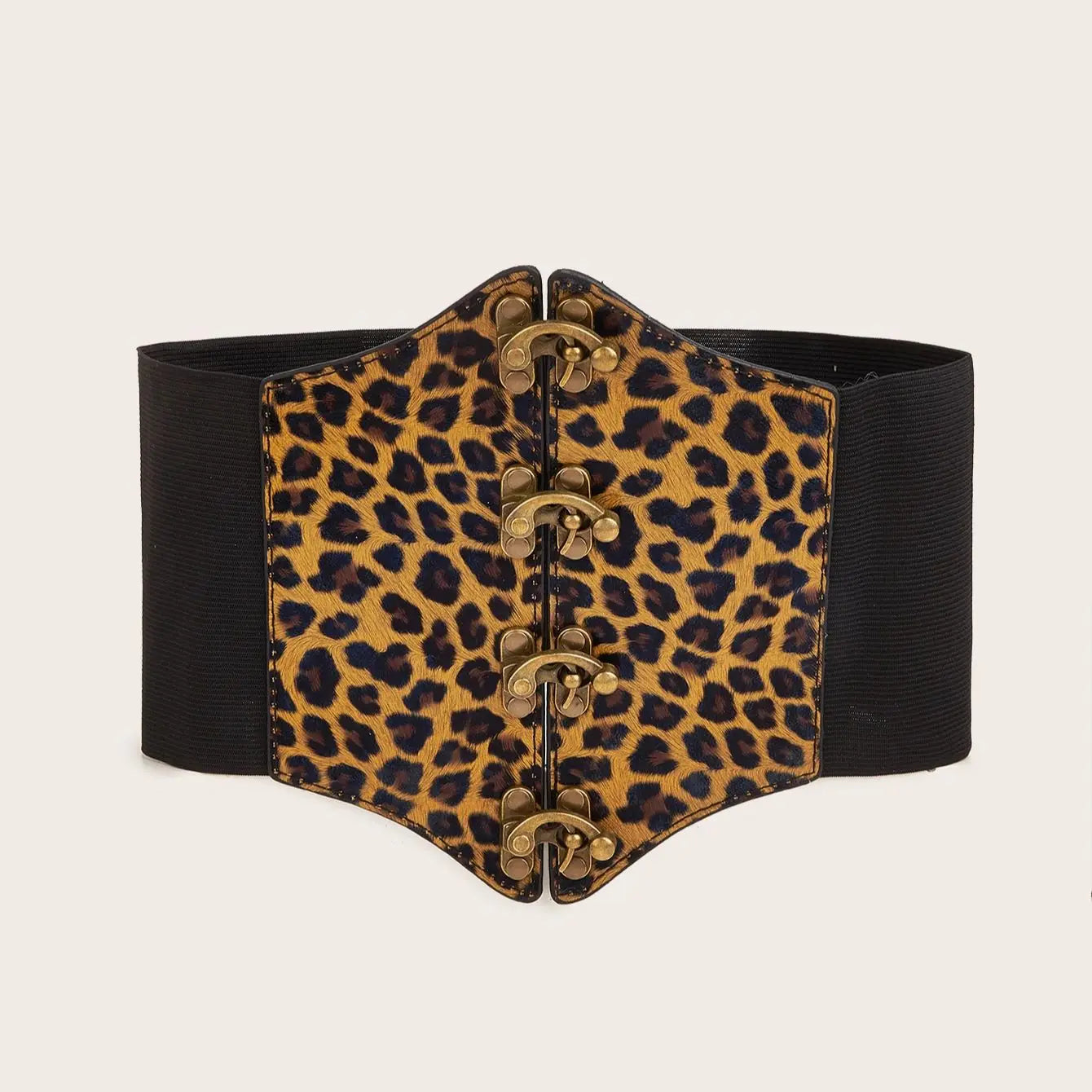 1pcs Multicolor Leopard Print Elastic Lock Waist Corset Fashion Waist Corset Dress Accessories Belt sentiwon