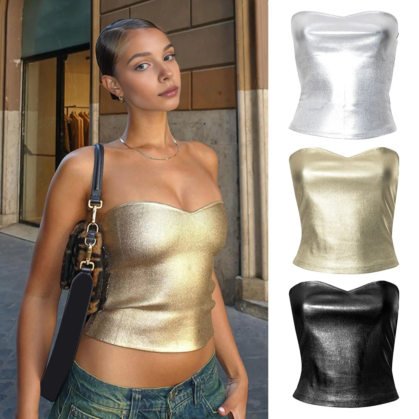 1Pc Soft Women Bustier Strapless Cropped Women Tube Tops Slim Elastic Tube Top Breathable Lingerie Bra Top Women Underwear