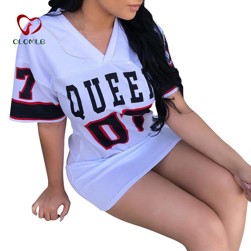 Neck Sexy Mini Dress Robe Camiseta Vestidos