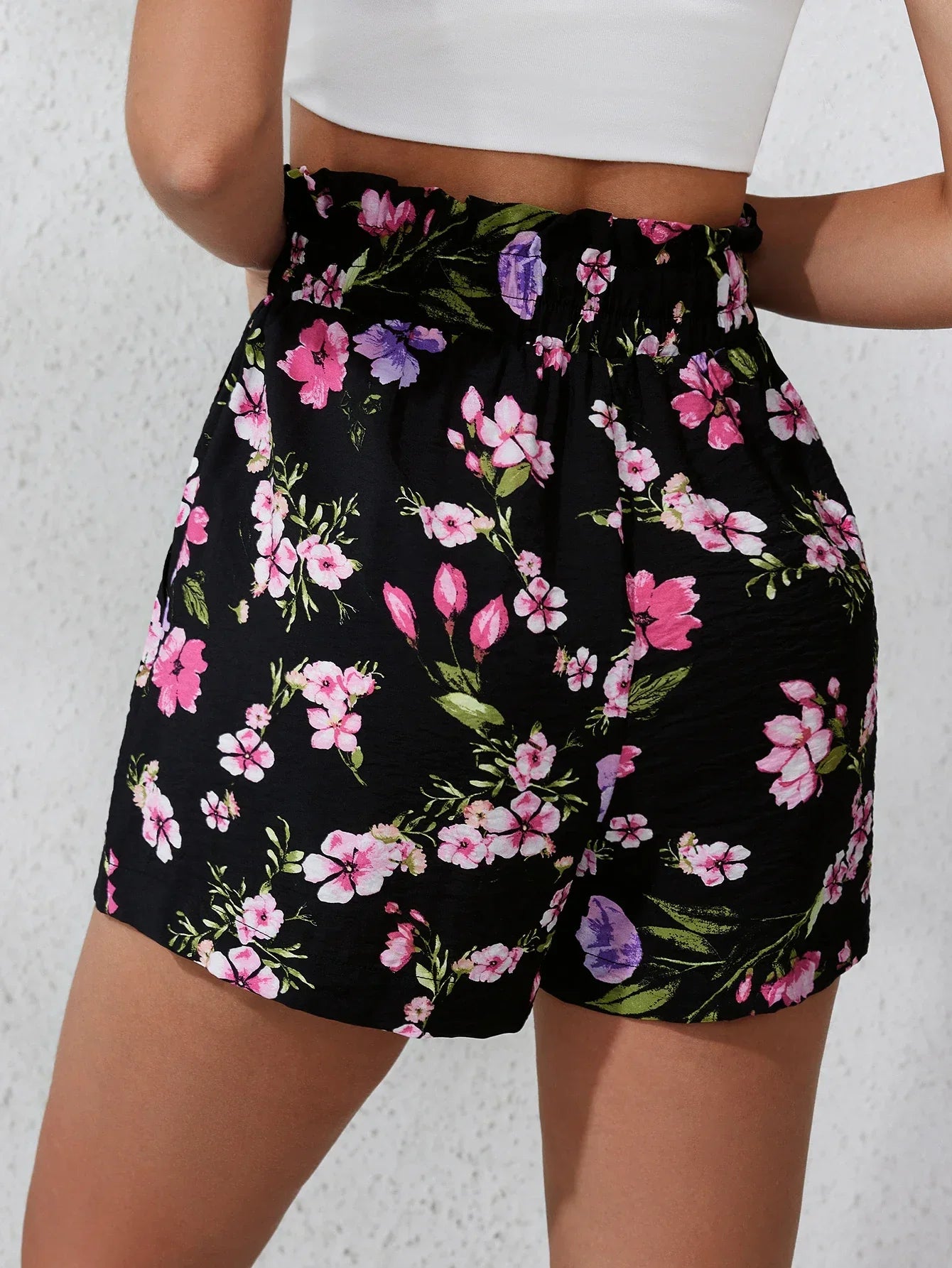 2025 Summer New Women's Fashion Casual Print Beach Pants Minimalist Style Comfortable Home Loose Outdoor Sports Jogging Shorts