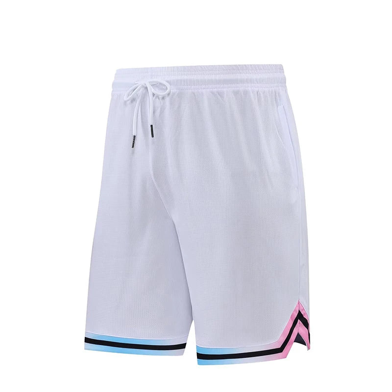2025 Summer Track American Basketball Shorts Quick Dry Breathable Running Fitness Sports Pants Loose Muscle Training