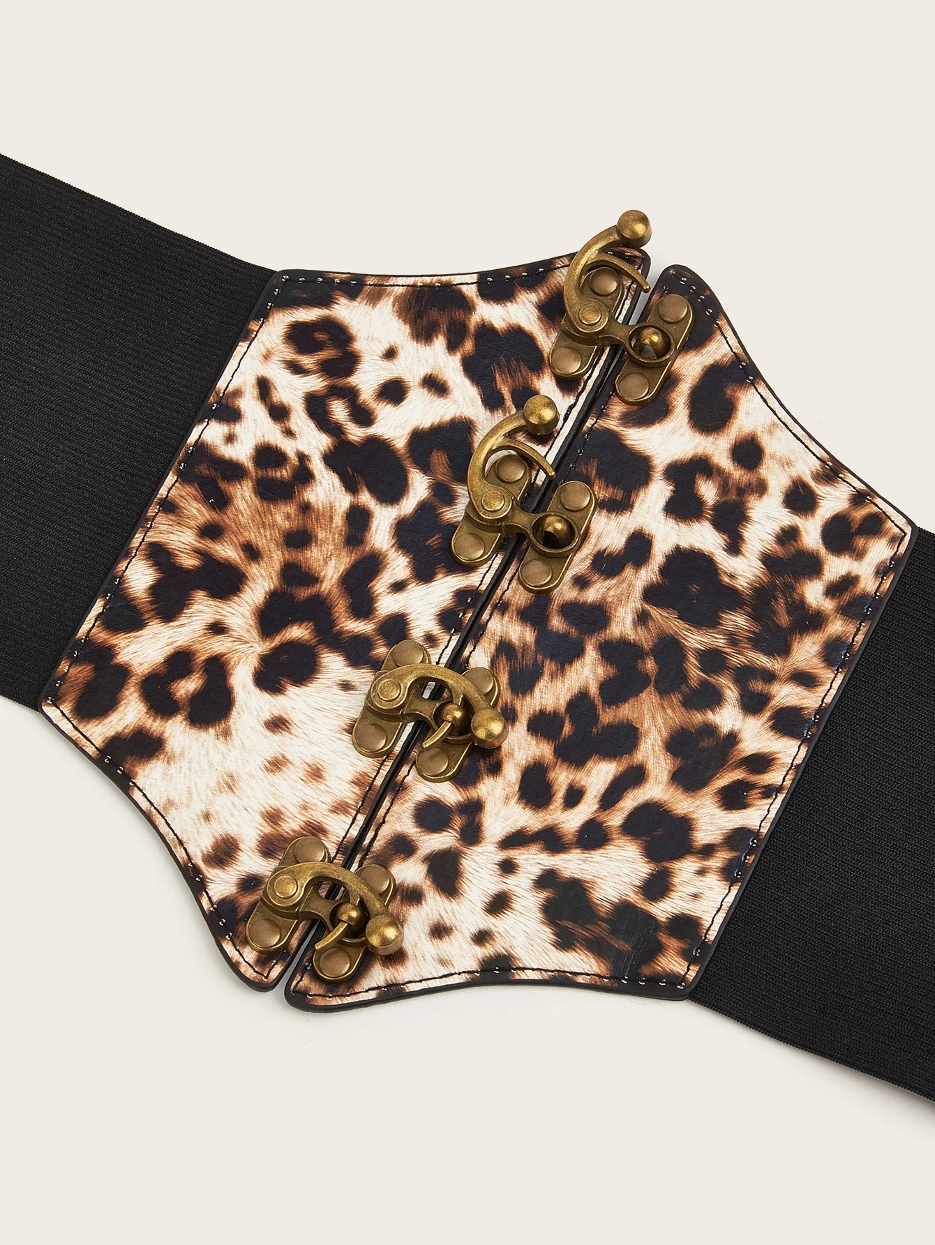 1pcs Multicolor Leopard Print Elastic Lock Waist Corset Fashion Waist Corset Dress Accessories Belt sentiwon