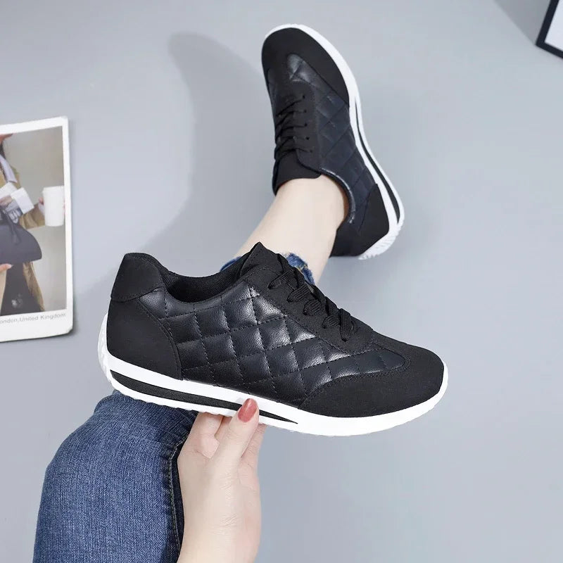 Fashion Women's Sneakers 2024 Spring New Ladies Vulcanize Shoes Outdoor Running Walking djam