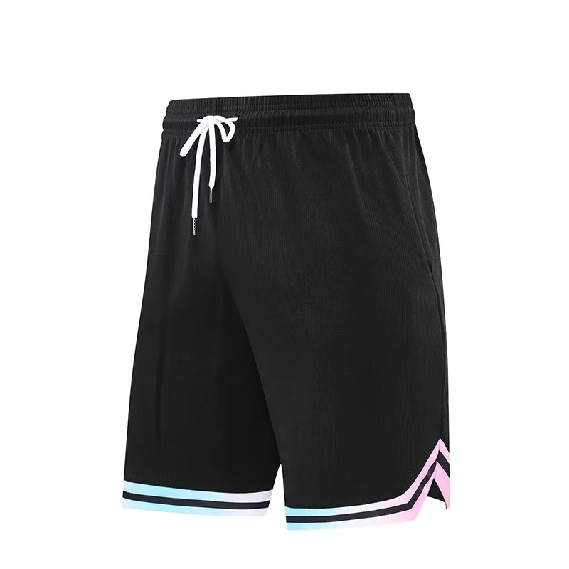 2025 Summer Track American Basketball Shorts Quick Dry Breathable Running Fitness Sports Pants Loose Muscle Training