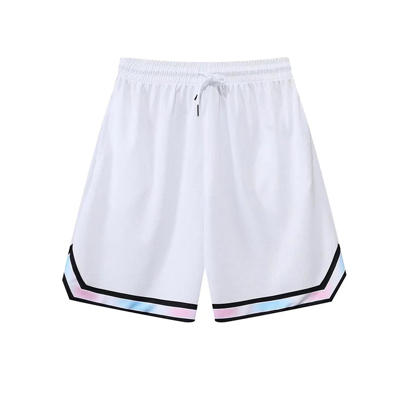 2025 Summer Track American Basketball Shorts Quick Dry Breathable Running Fitness Sports Pants Loose Muscle Training