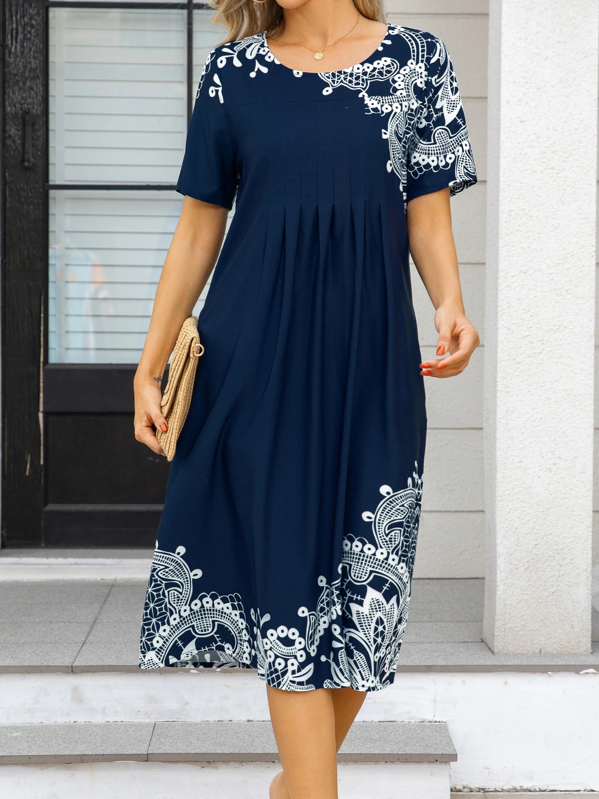 Fashion Elegant Women Dress Loose Casual Dress Women Dress New Temperament