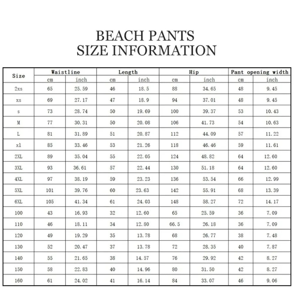 202& Summer Oversized Casual Men's Drawstring Shorts Quick Dry Hawaii Holiday Sports Swimming Trunks Coconut Tree Printed Shorts