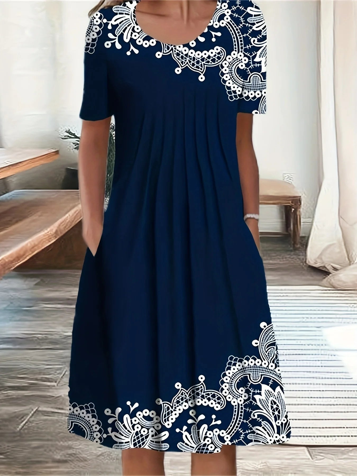 Fashion Elegant Women Dress Loose Casual Dress Women Dress New Temperament