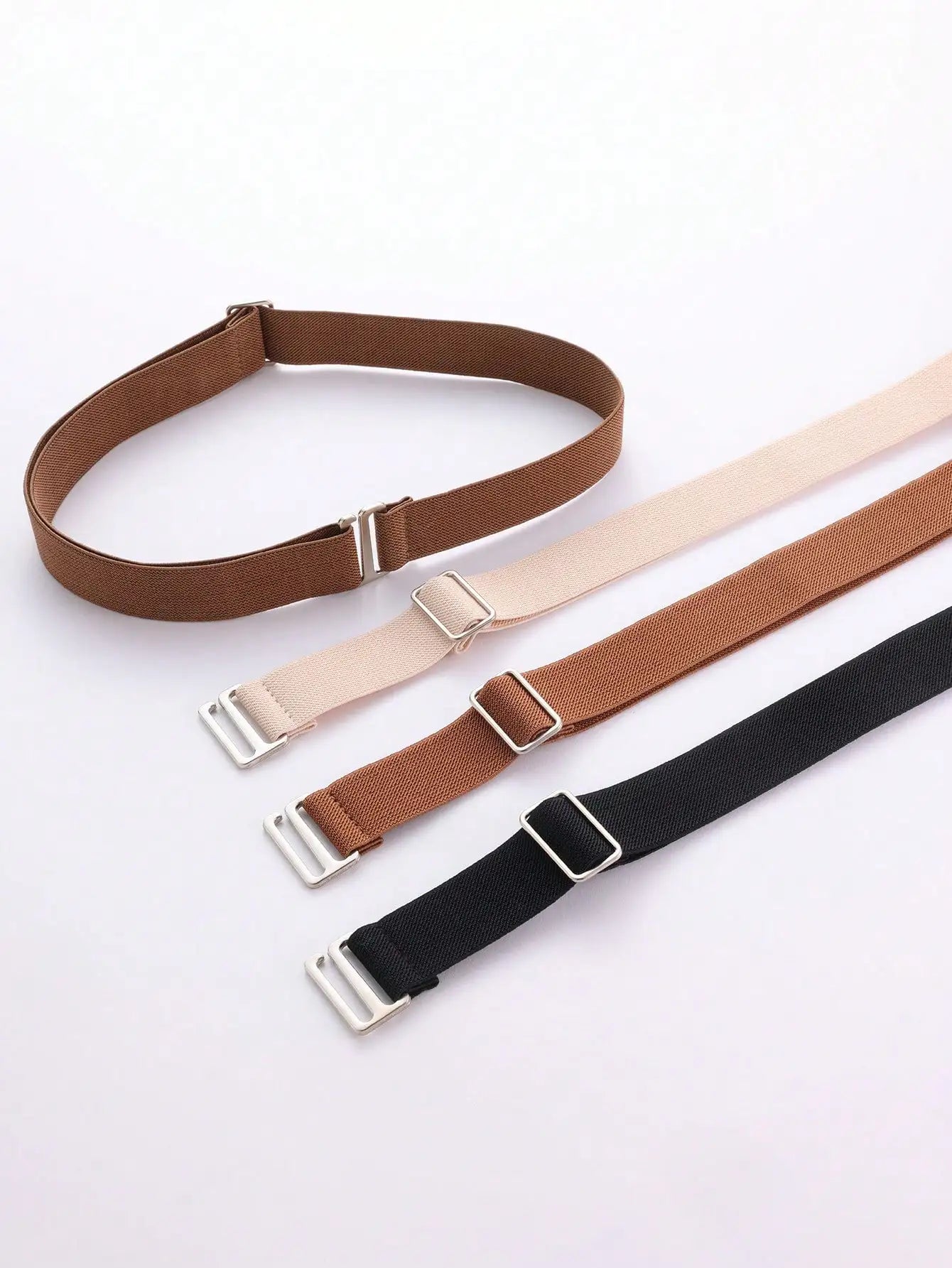 1pc Women's Elastic Comfortable & Adjustable One-Size Anti-Slip Pants Belt, Fits Most sentiwon