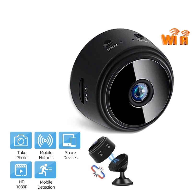 WiFi HD 1080P Indoor Safety Protection Mini Monitoring Wireless Camera Remote Video Viewing Baby Monitor