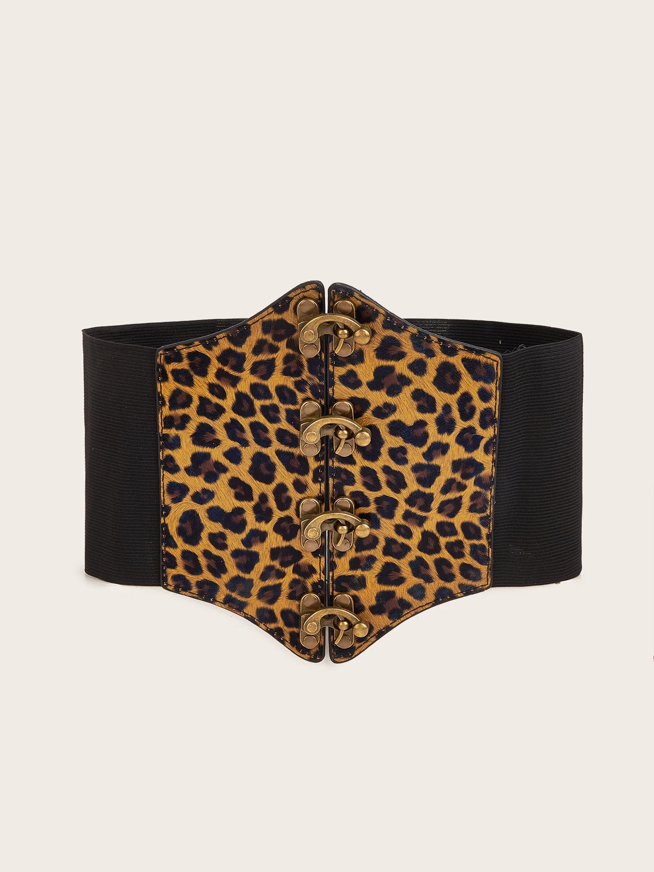 1pcs Multicolor Leopard Print Elastic Lock Waist Corset Fashion Waist Corset Dress Accessories Belt sentiwon