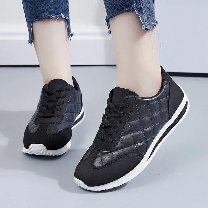 Fashion Women's Sneakers 2024 Spring New Ladies Vulcanize Shoes Outdoor Running Walking djam