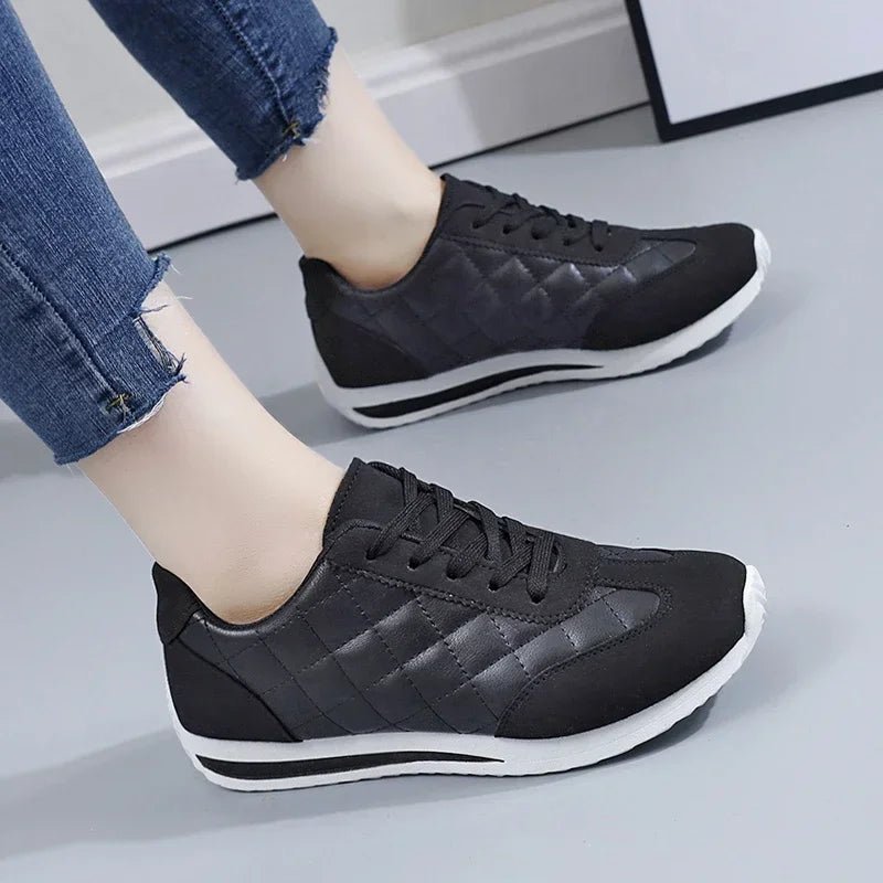 Fashion Women's Sneakers 2024 Spring New Ladies Vulcanize Shoes Outdoor Running Walking djam