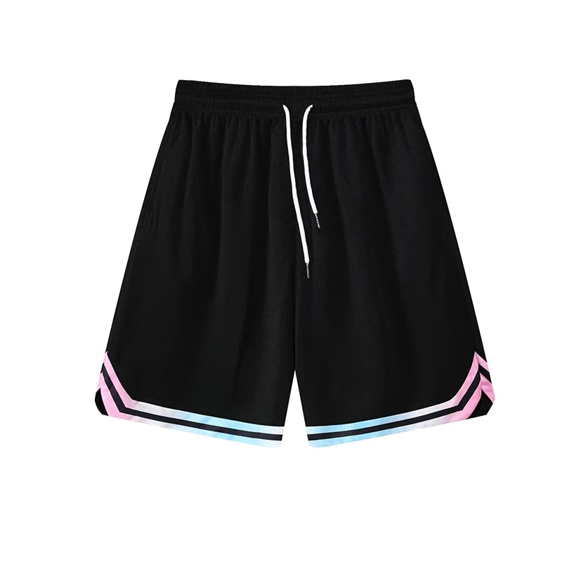 2025 Summer Track American Basketball Shorts Quick Dry Breathable Running Fitness Sports Pants Loose Muscle Training
