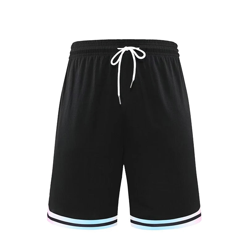 2025 Summer Track American Basketball Shorts Quick Dry Breathable Running Fitness Sports Pants Loose Muscle Training