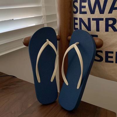Zebra Print herringbone slippers women''s new fashion in summer home antiskid flat bottom pinch foot bathroom bath slippers