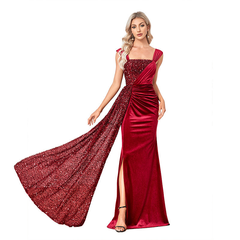 Stylish Sleeveless women's luxuriously Backless Dress