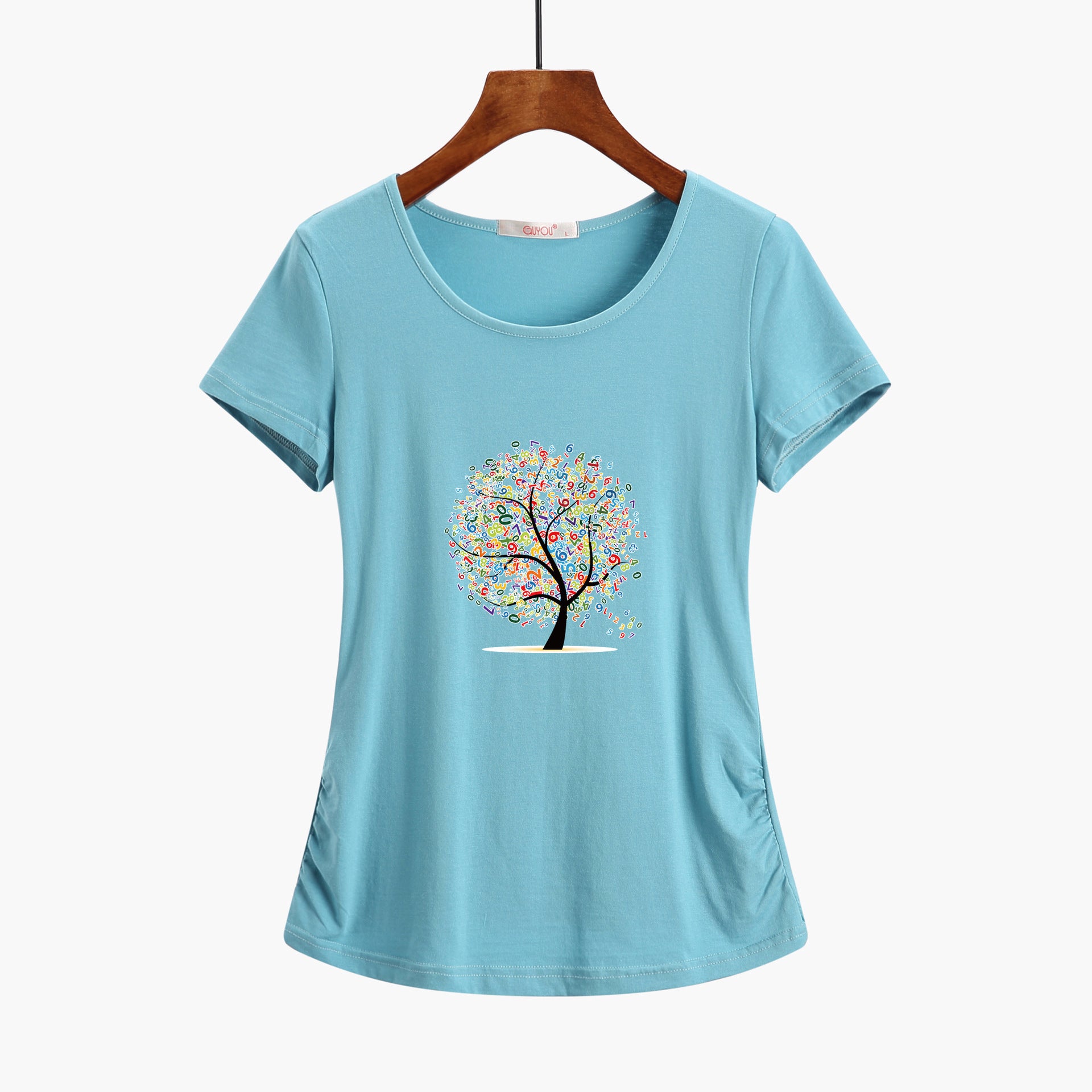 Large Size Loose All-match Short Sleeve Women's T-shirt
