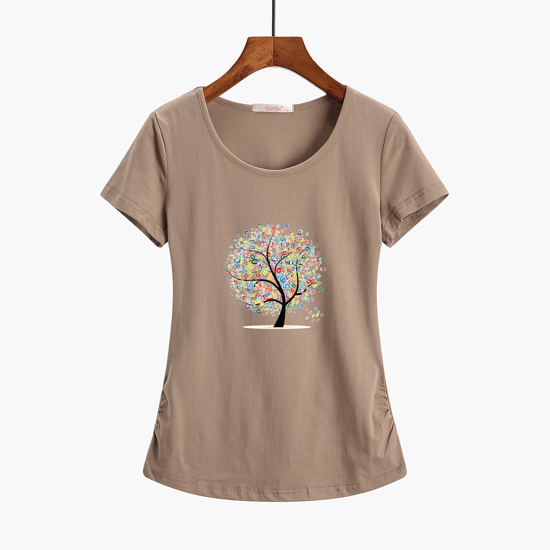 Large Size Loose All-match Short Sleeve Women's T-shirt