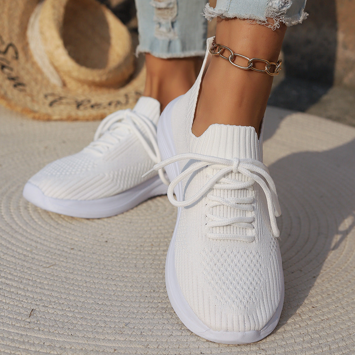 Mesh Surface Running Sneaker Casual Breathable