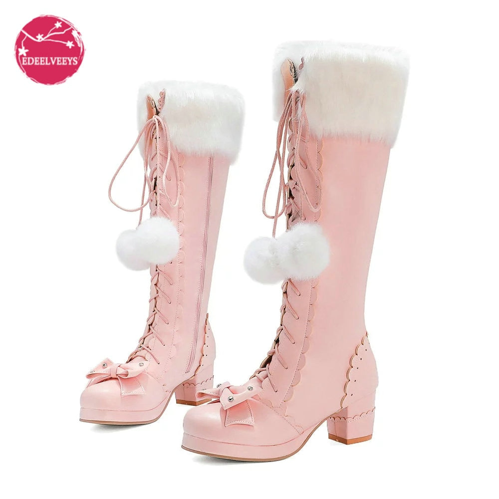 Princess Bowtie High Boots kodez